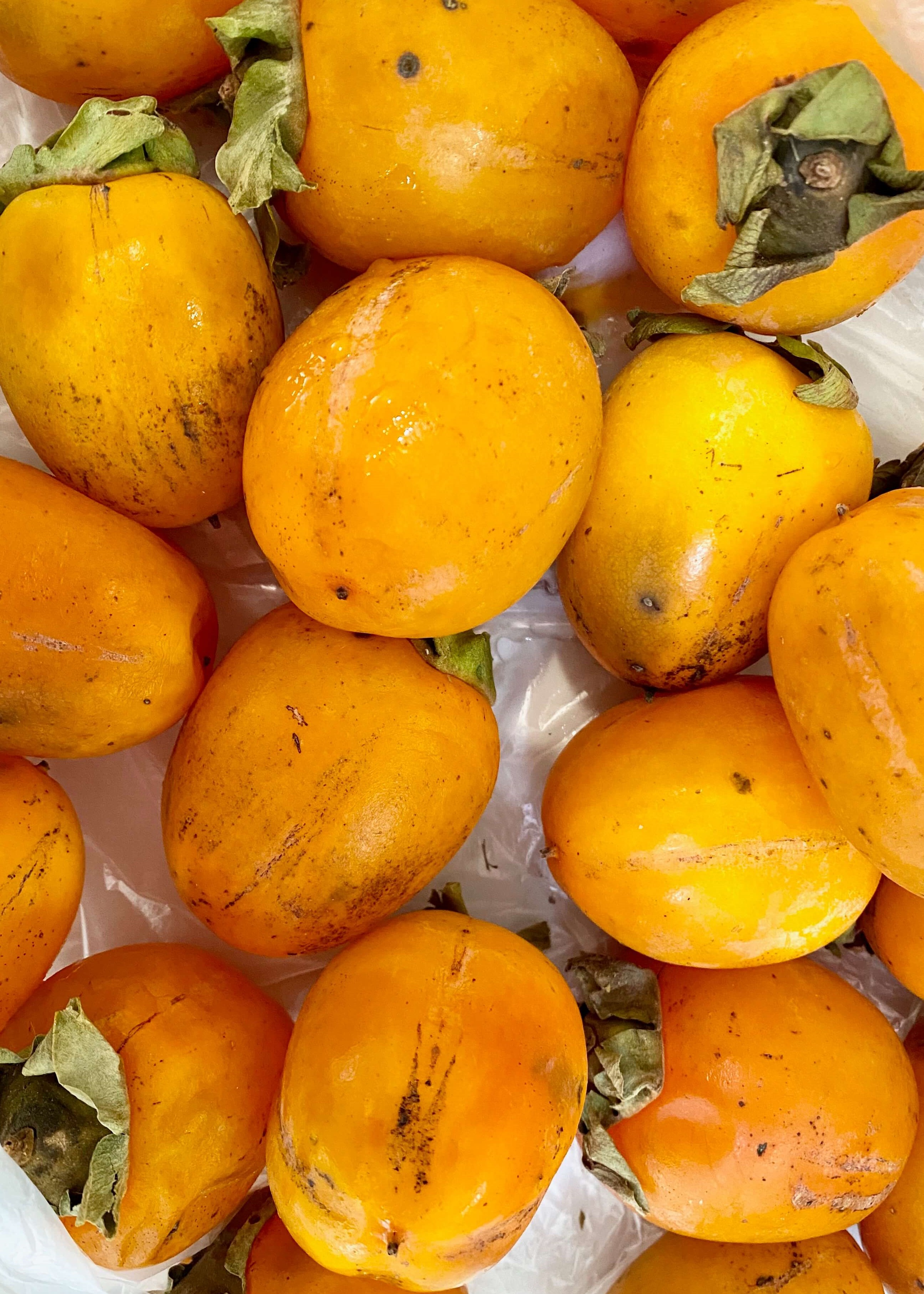 persimmons (the soft kind)